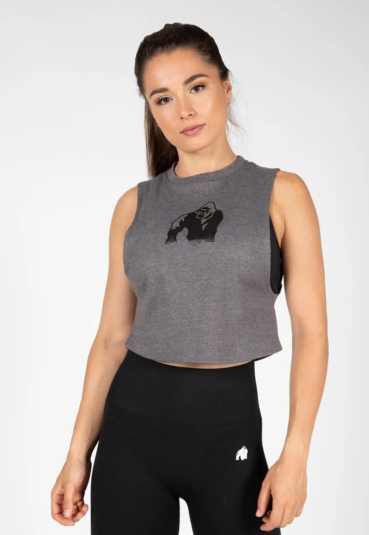 Gorilla Wear Addison Drop Armhole Tank Top Grey