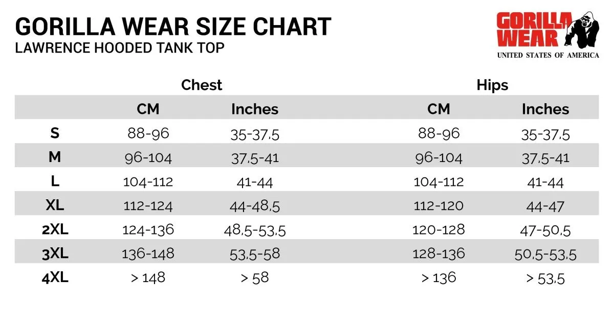 Gorilla Wear Lawrence Hooded Tank Top - Army Green