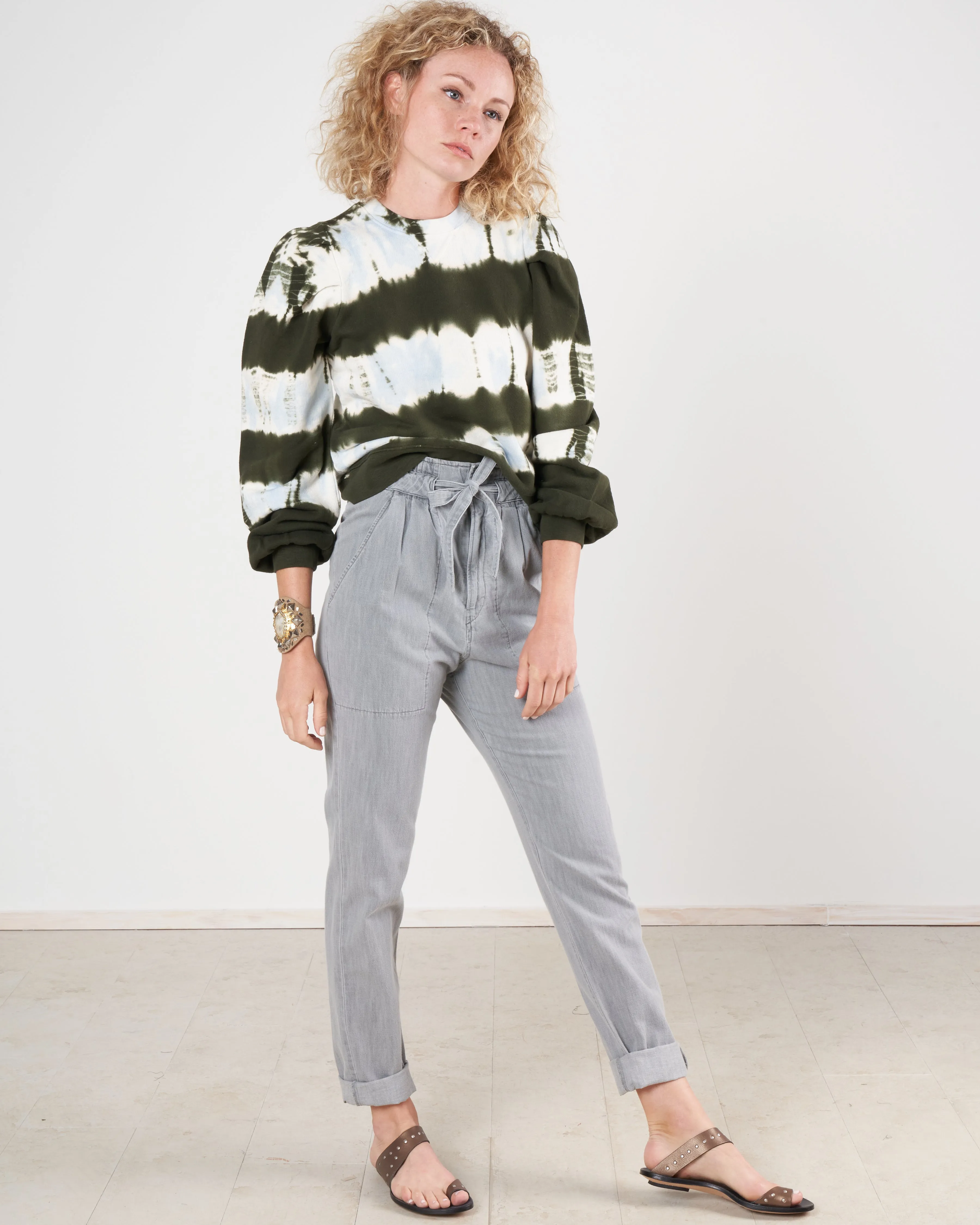 graham pullover - military tie dye mtd