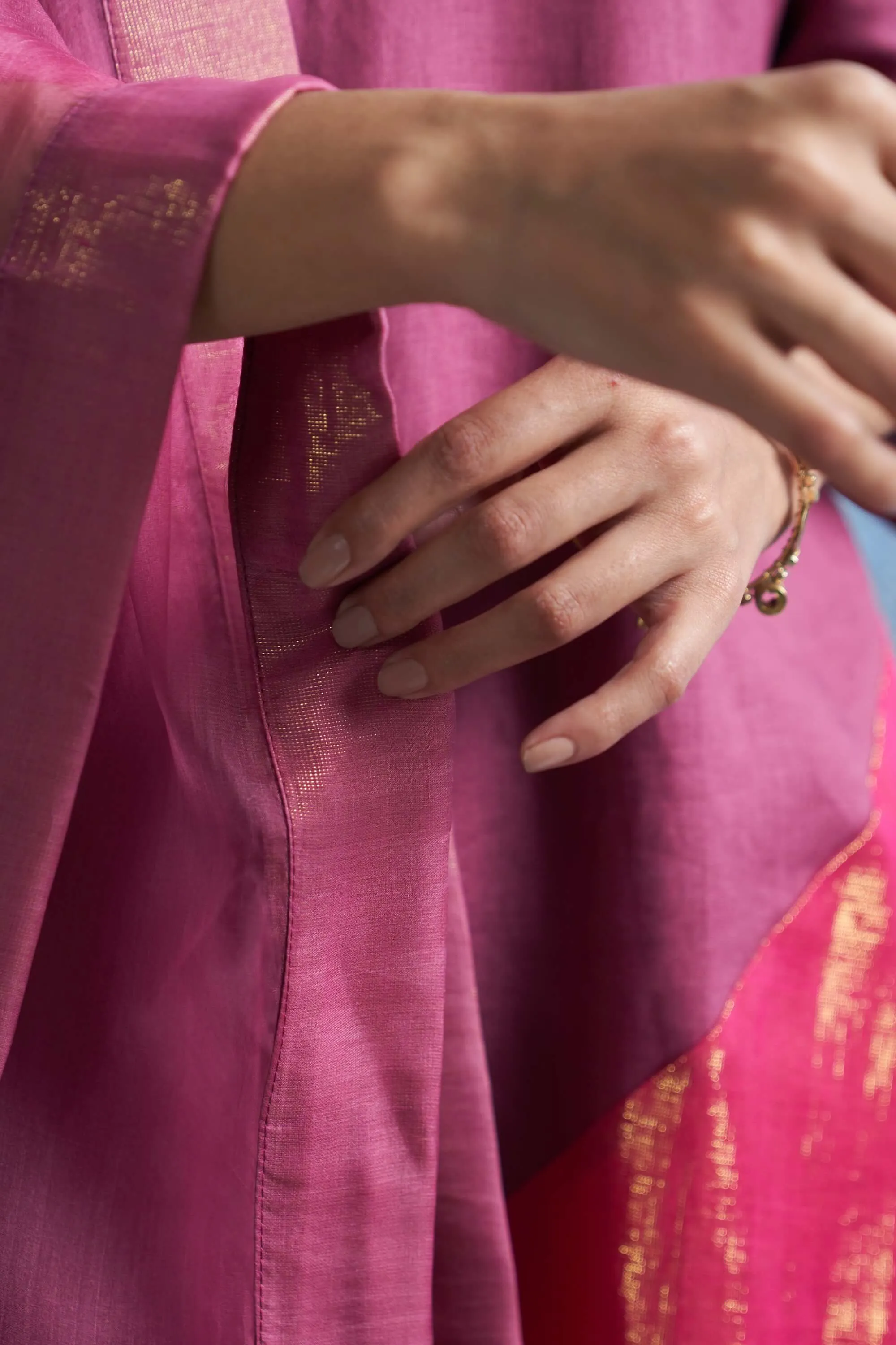 Grape pink kurta set
