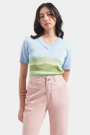 Great Escapes Flat Knit Graphic Tee