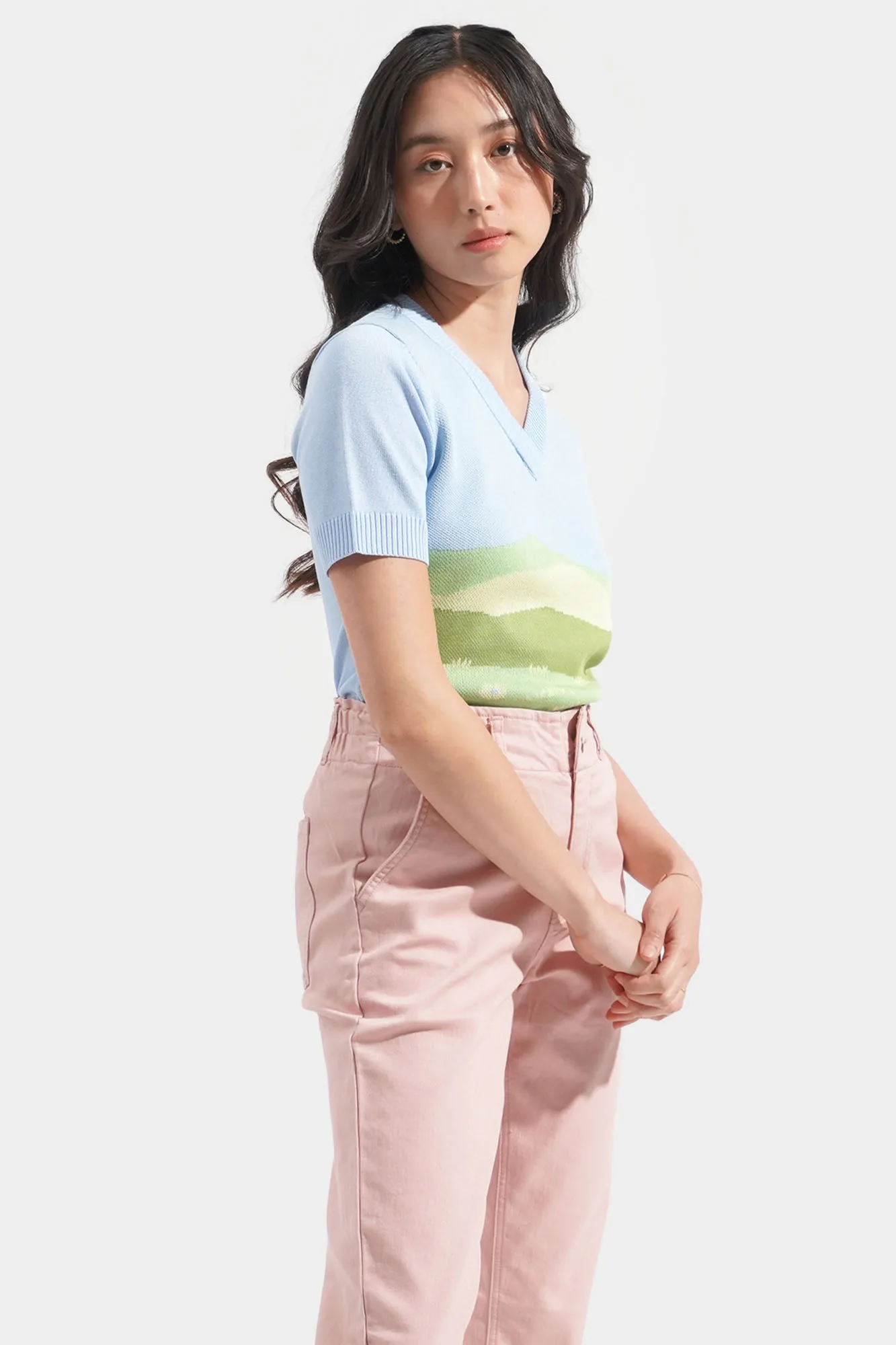 Great Escapes Flat Knit Graphic Tee