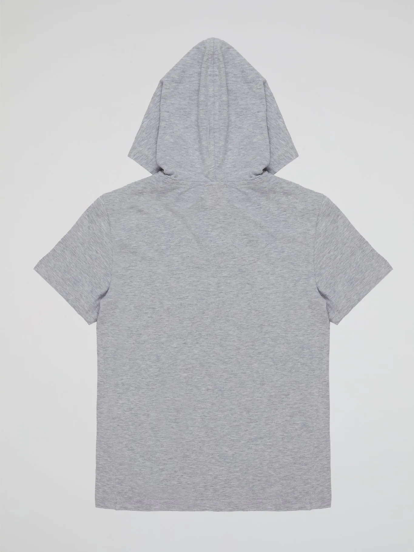 Grey Statement Print Hooded T-Shirt (Kids)