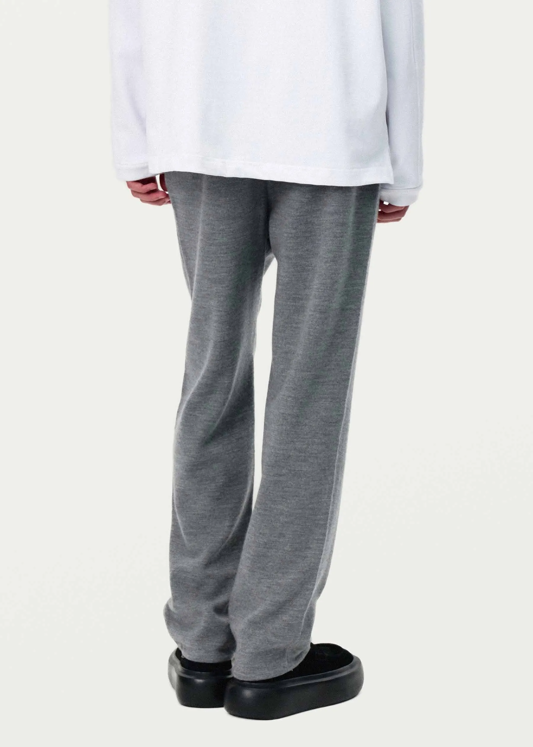 Grey Wool Sweatpants