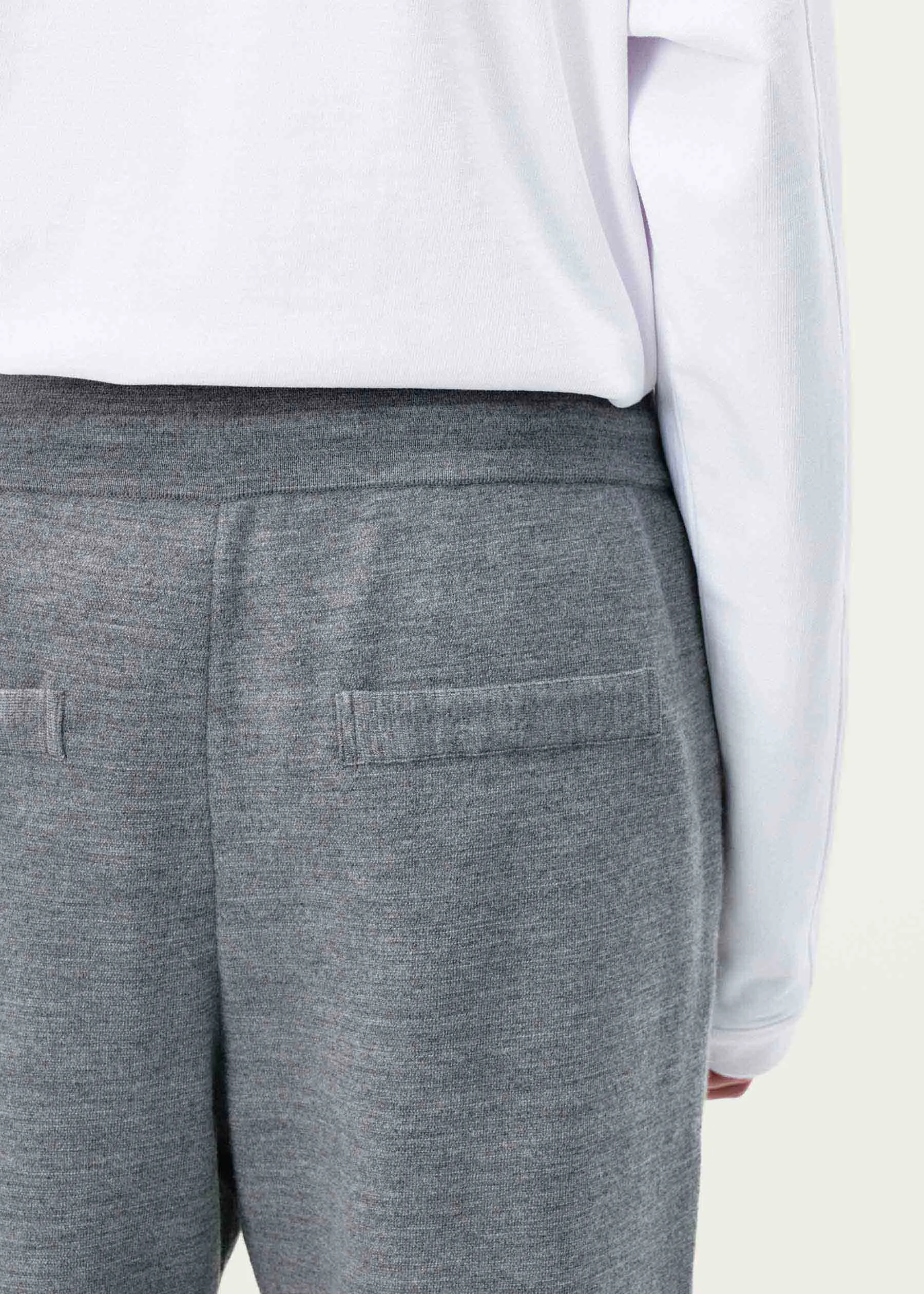 Grey Wool Sweatpants