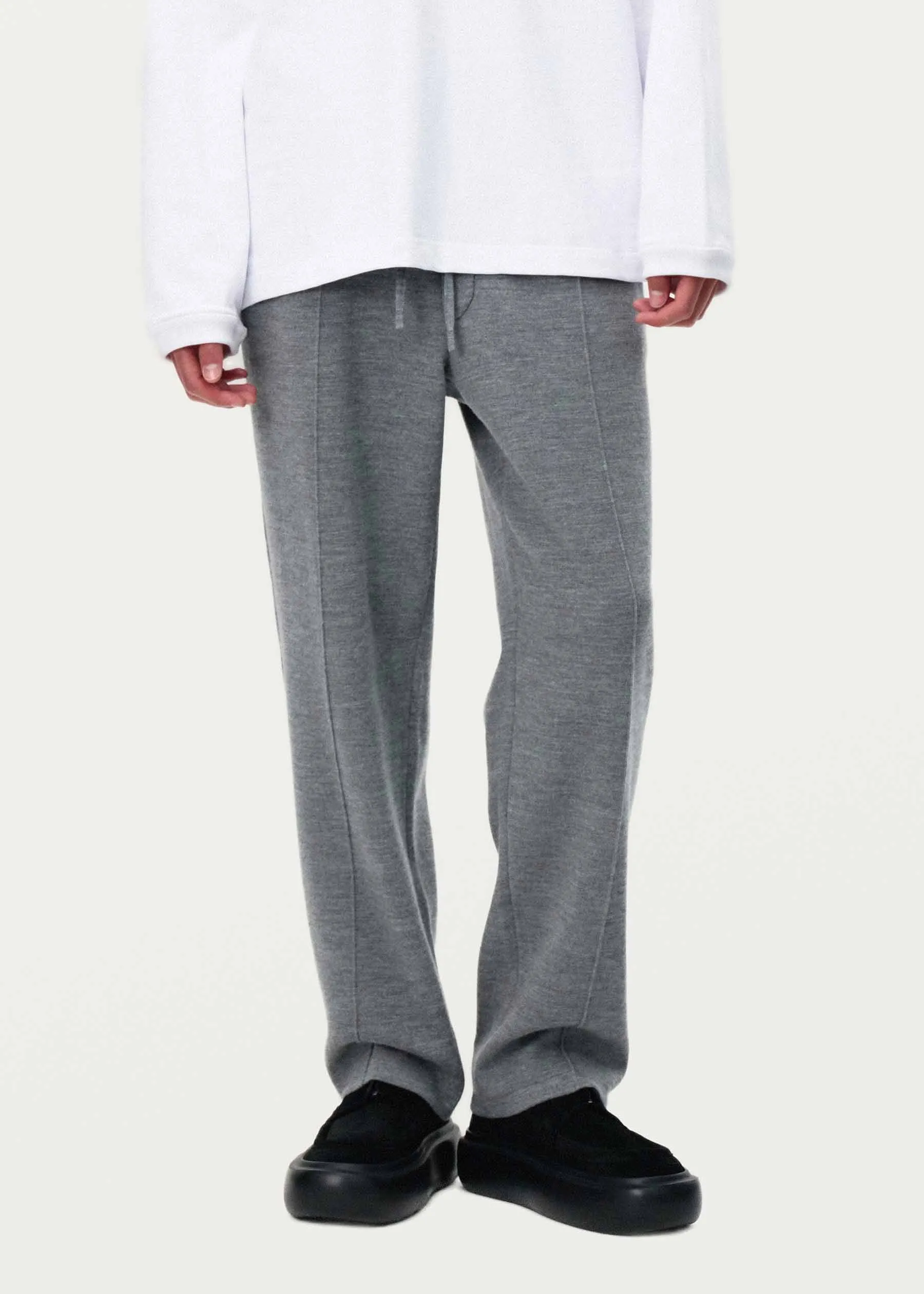 Grey Wool Sweatpants