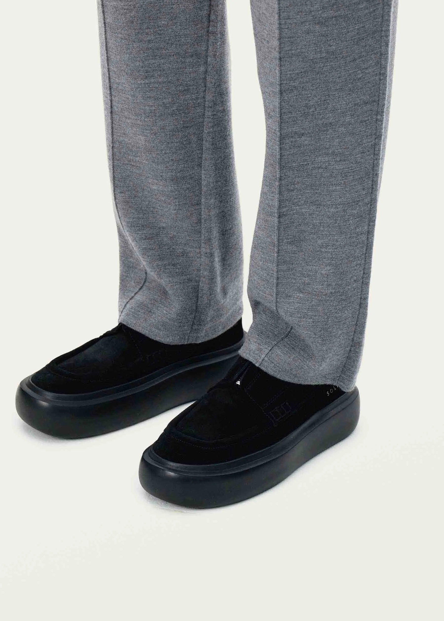 Grey Wool Sweatpants