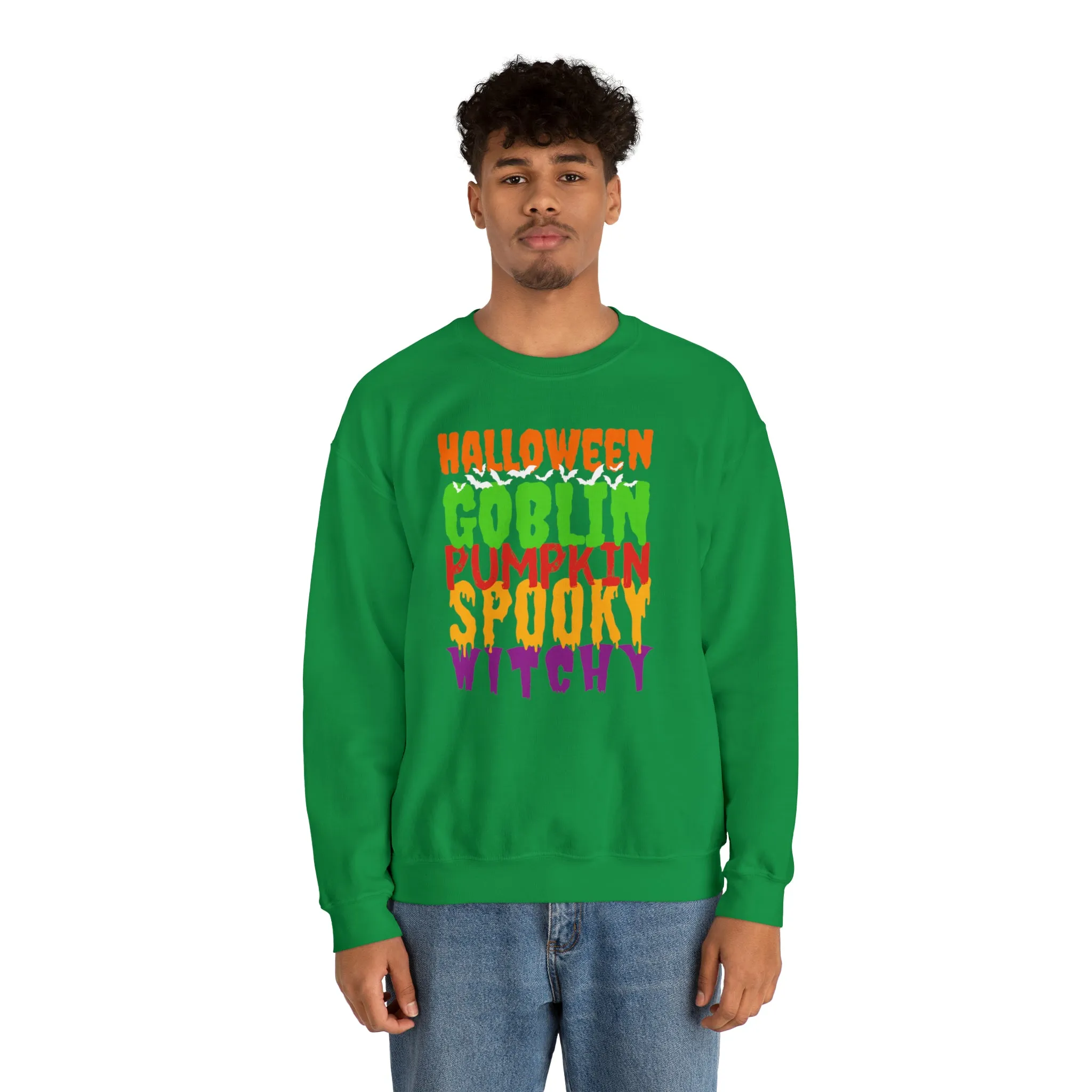 Halloween Spooky Goblin Sweatshirt, Scary Pumpkin Sweatshirt , Funny Halloween Sweatshirt, Women's Funny Season Shirt
