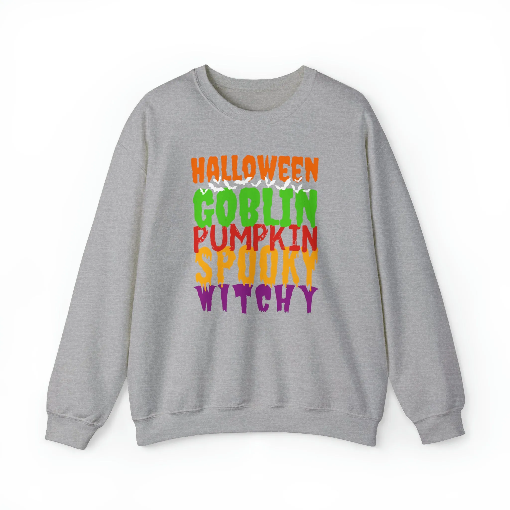 Halloween Spooky Goblin Sweatshirt, Scary Pumpkin Sweatshirt , Funny Halloween Sweatshirt, Women's Funny Season Shirt