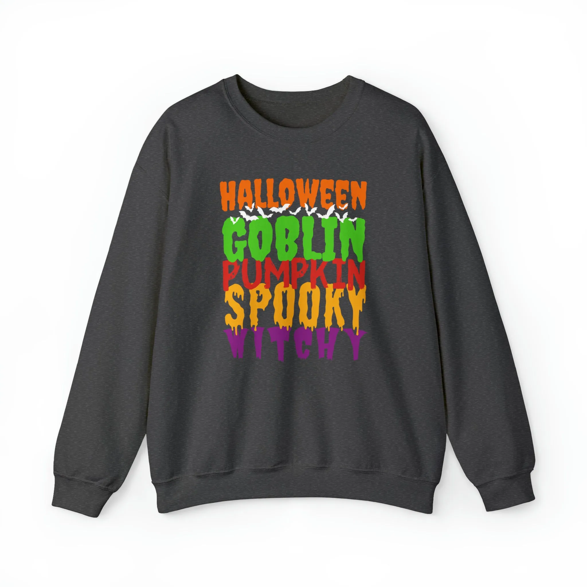 Halloween Spooky Goblin Sweatshirt, Scary Pumpkin Sweatshirt , Funny Halloween Sweatshirt, Women's Funny Season Shirt