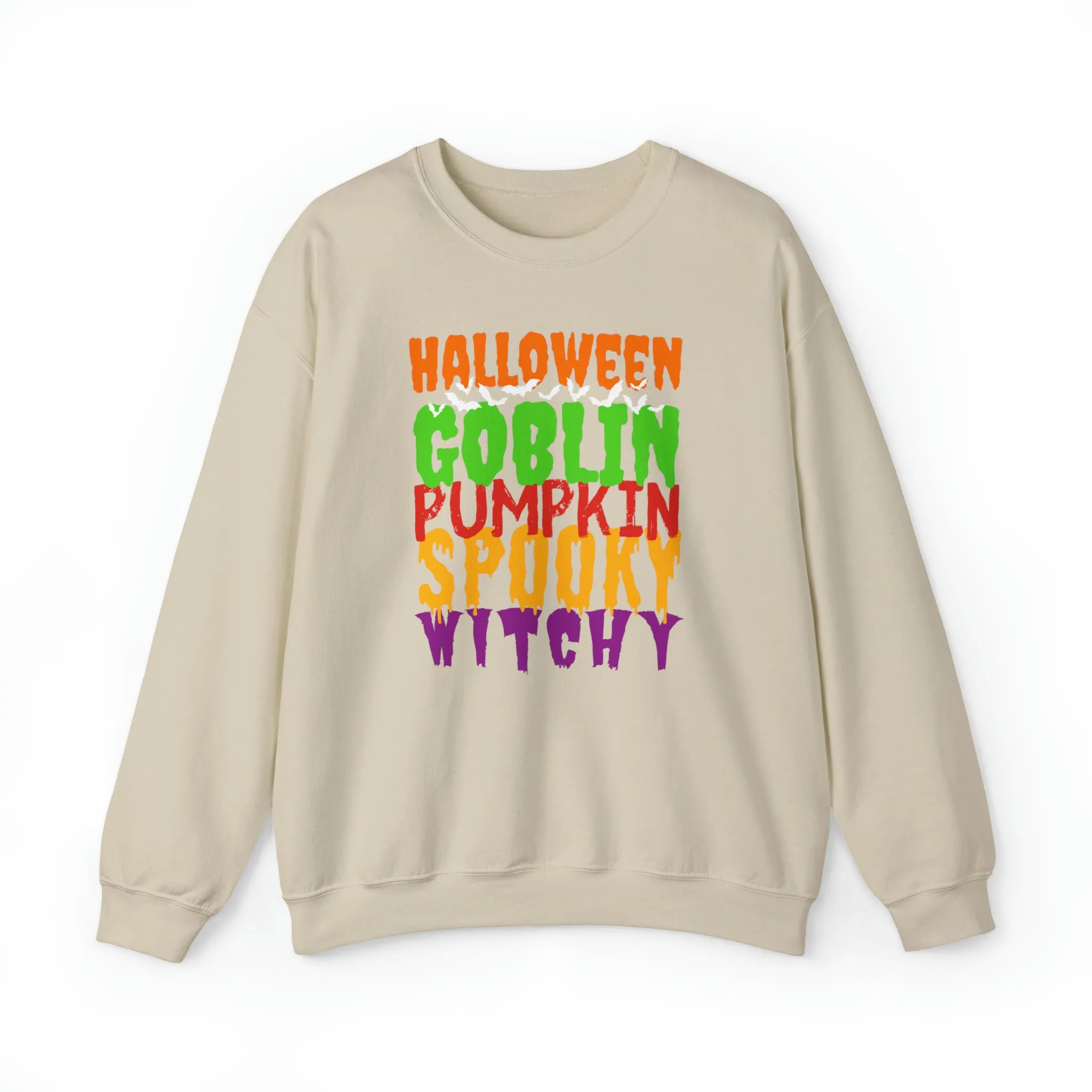 Halloween Spooky Goblin Sweatshirt, Scary Pumpkin Sweatshirt , Funny Halloween Sweatshirt, Women's Funny Season Shirt