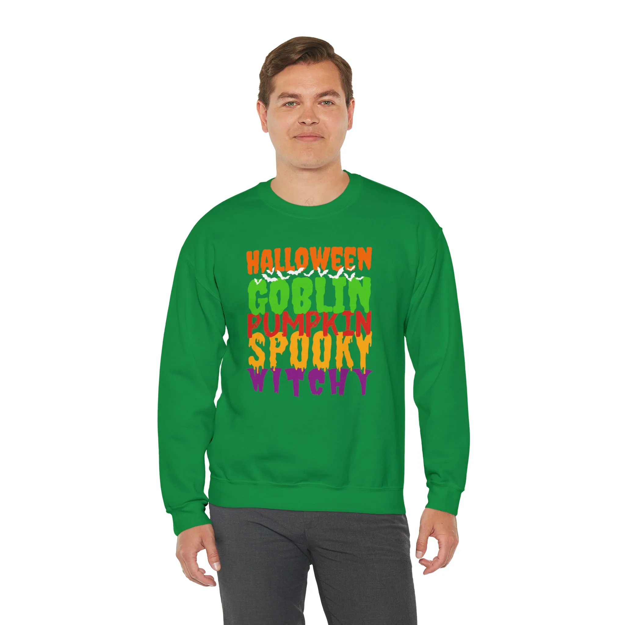 Halloween Spooky Goblin Sweatshirt, Scary Pumpkin Sweatshirt , Funny Halloween Sweatshirt, Women's Funny Season Shirt