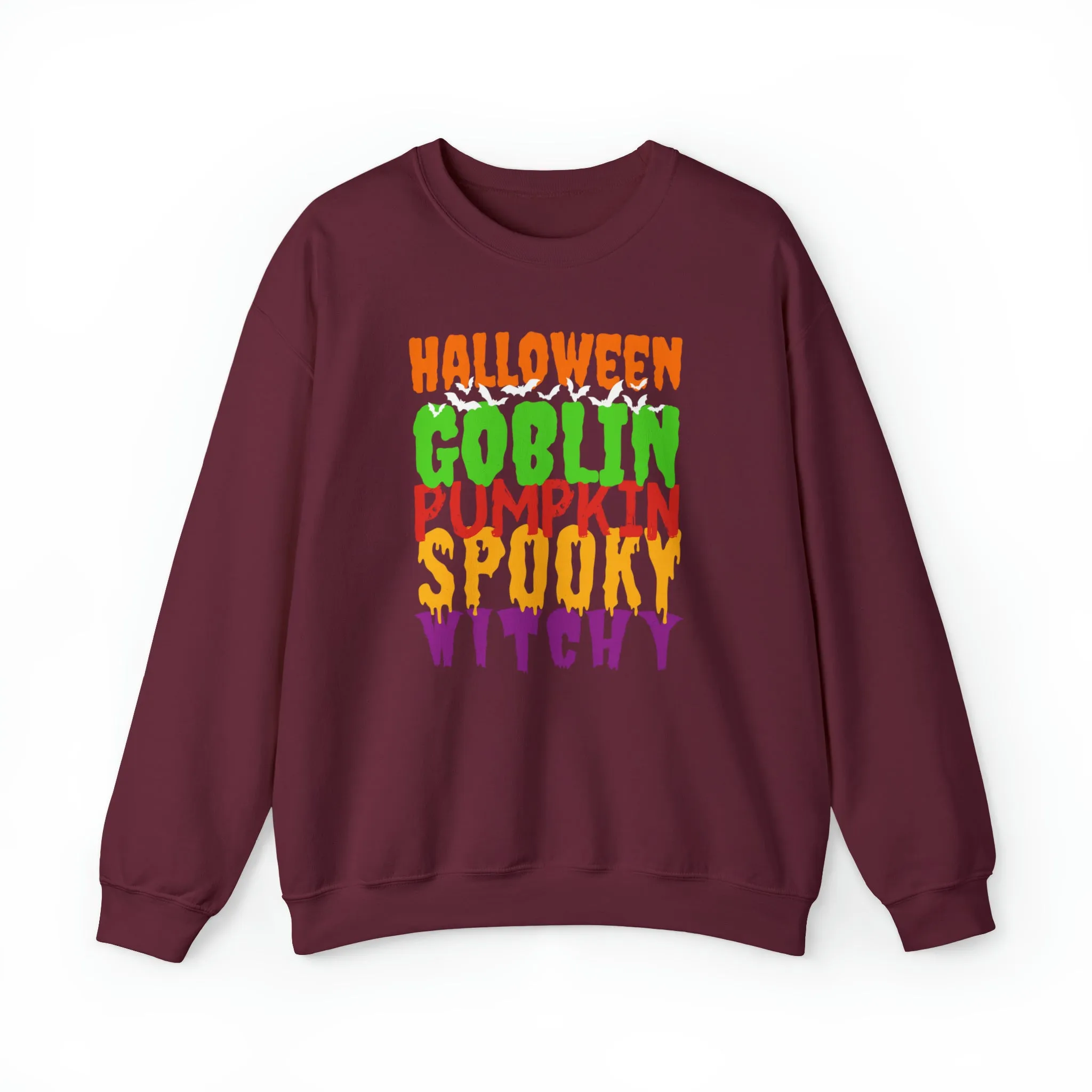 Halloween Spooky Goblin Sweatshirt, Scary Pumpkin Sweatshirt , Funny Halloween Sweatshirt, Women's Funny Season Shirt