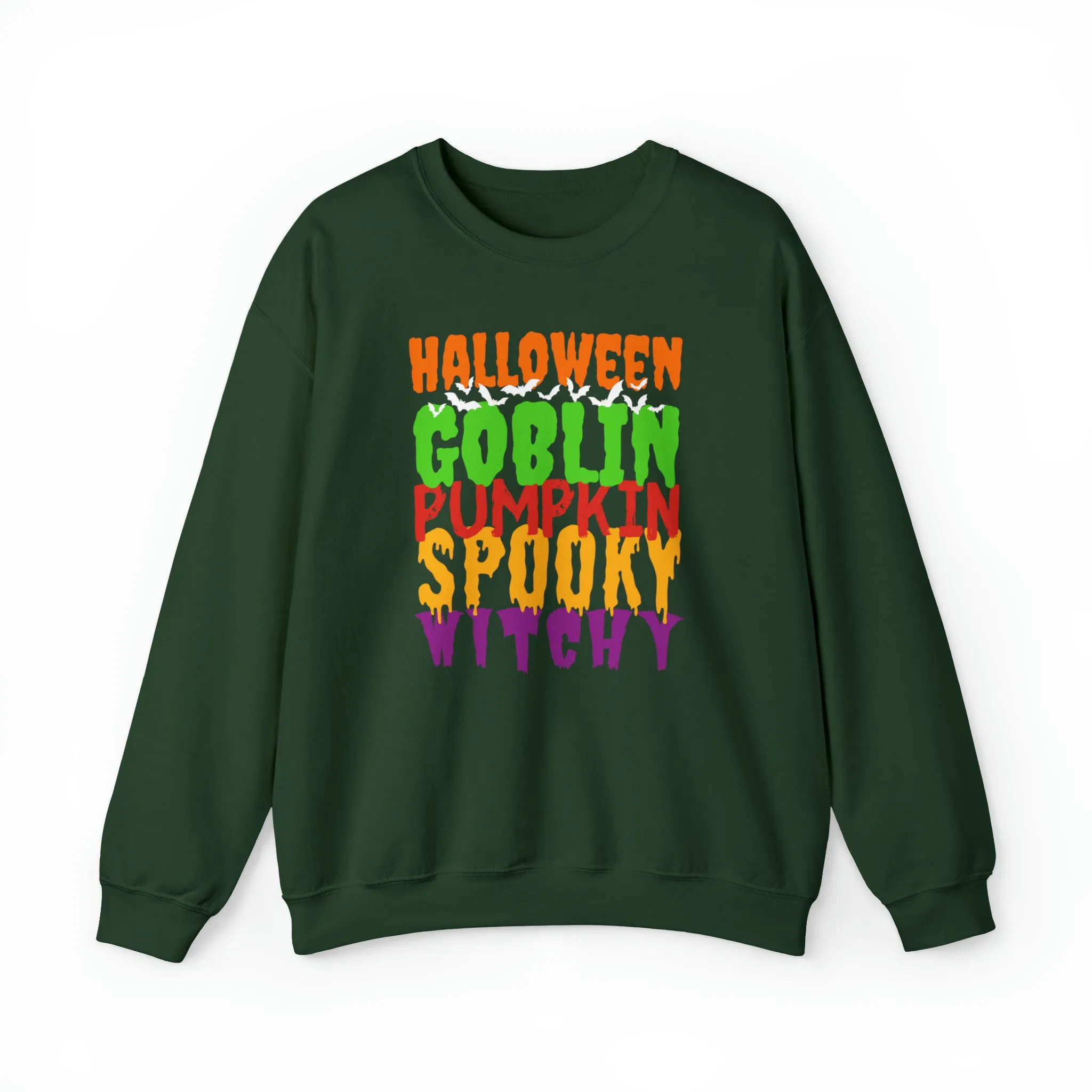 Halloween Spooky Goblin Sweatshirt, Scary Pumpkin Sweatshirt , Funny Halloween Sweatshirt, Women's Funny Season Shirt
