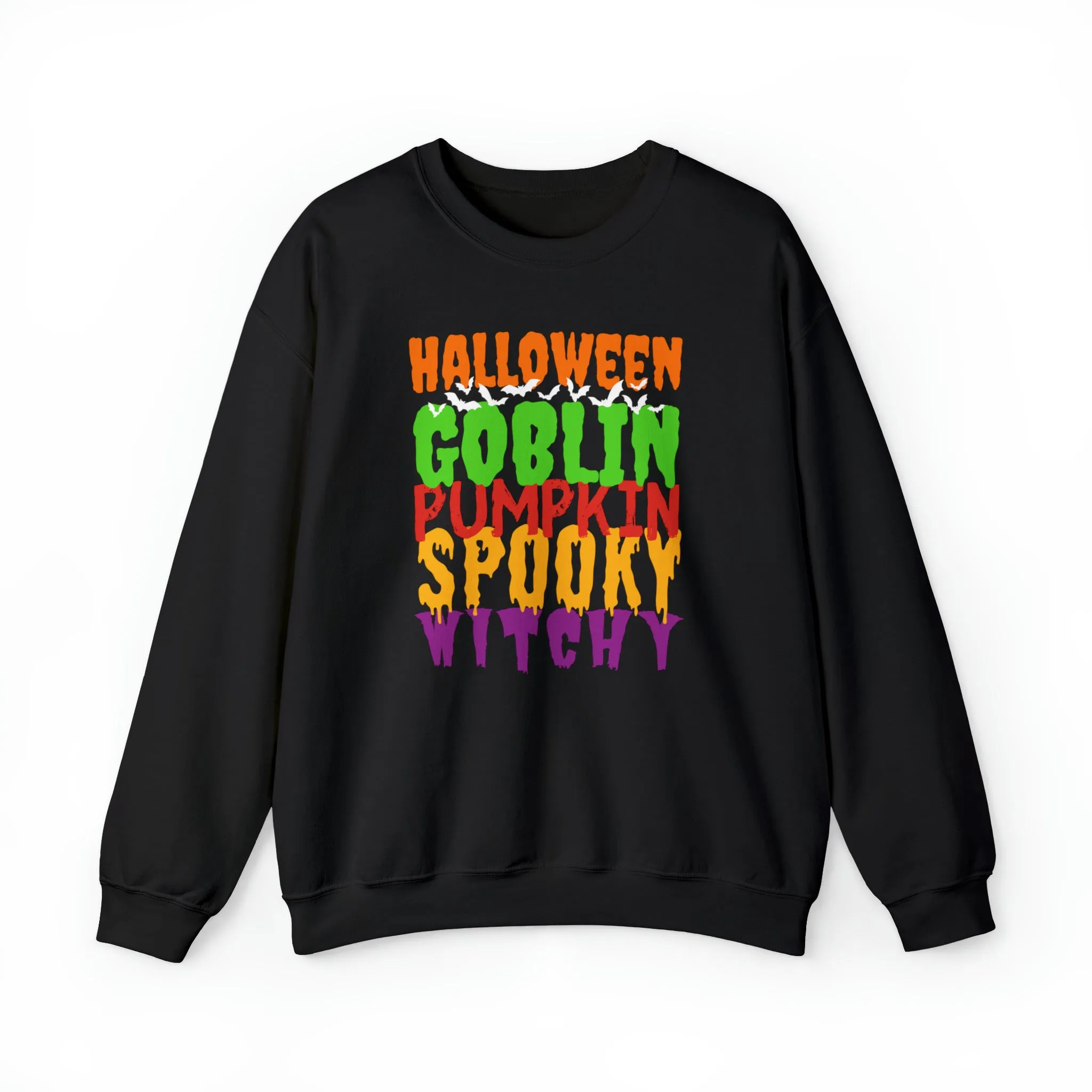 Halloween Spooky Goblin Sweatshirt, Scary Pumpkin Sweatshirt , Funny Halloween Sweatshirt, Women's Funny Season Shirt