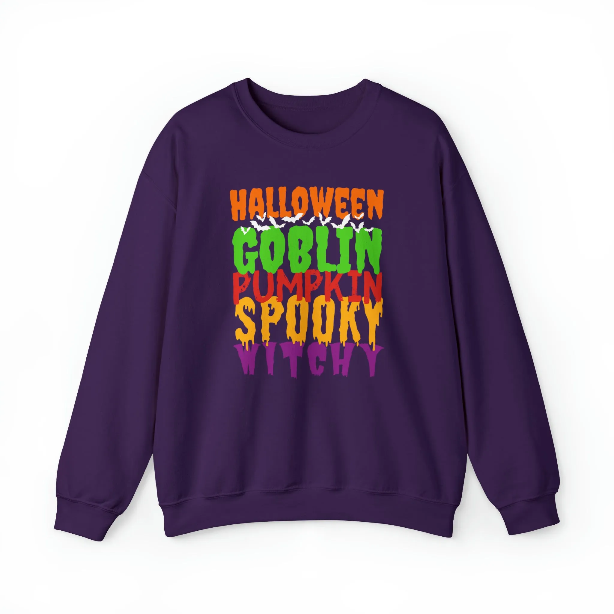 Halloween Spooky Goblin Sweatshirt, Scary Pumpkin Sweatshirt , Funny Halloween Sweatshirt, Women's Funny Season Shirt