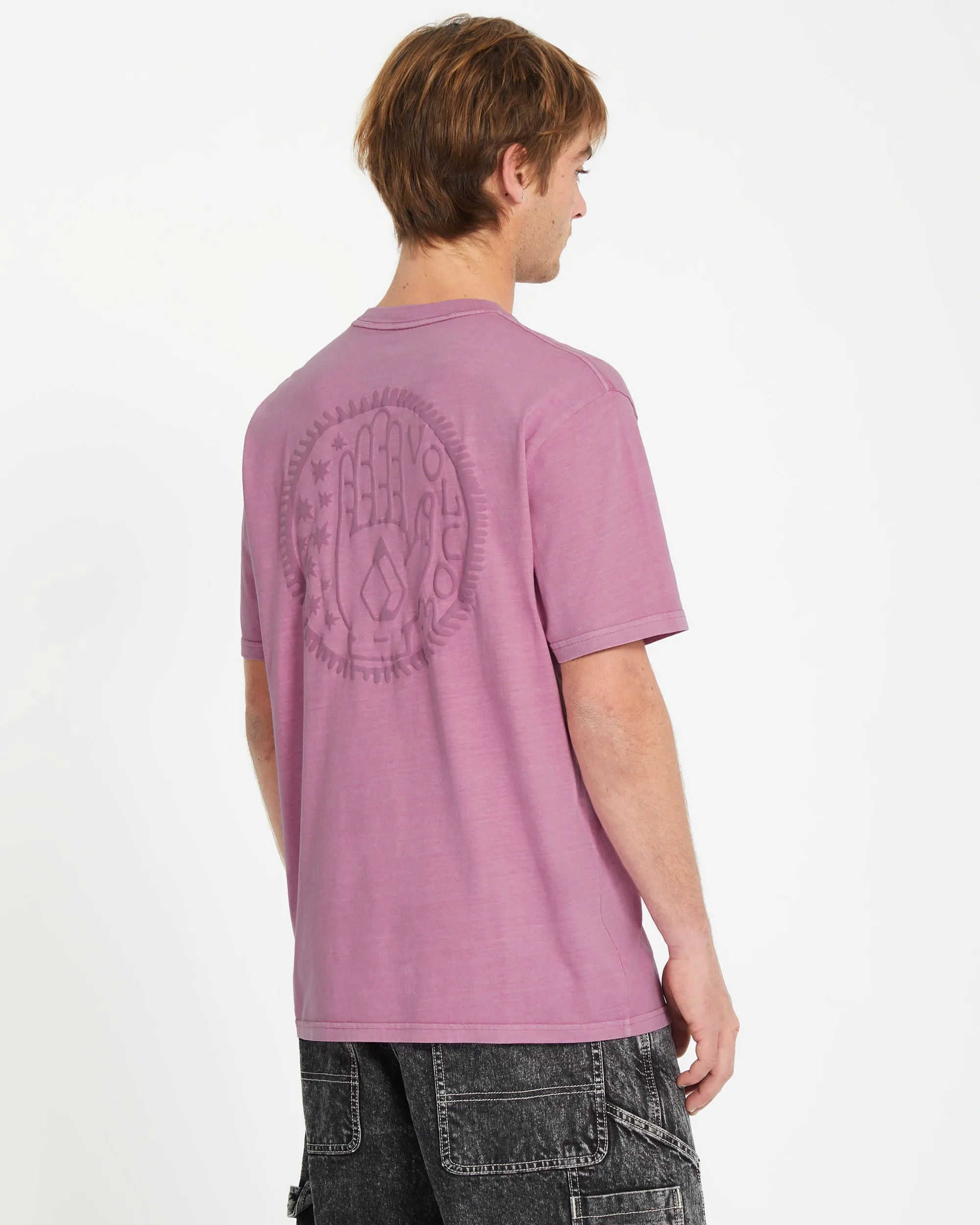 Handstone T-shirt - STEEL PURPLE