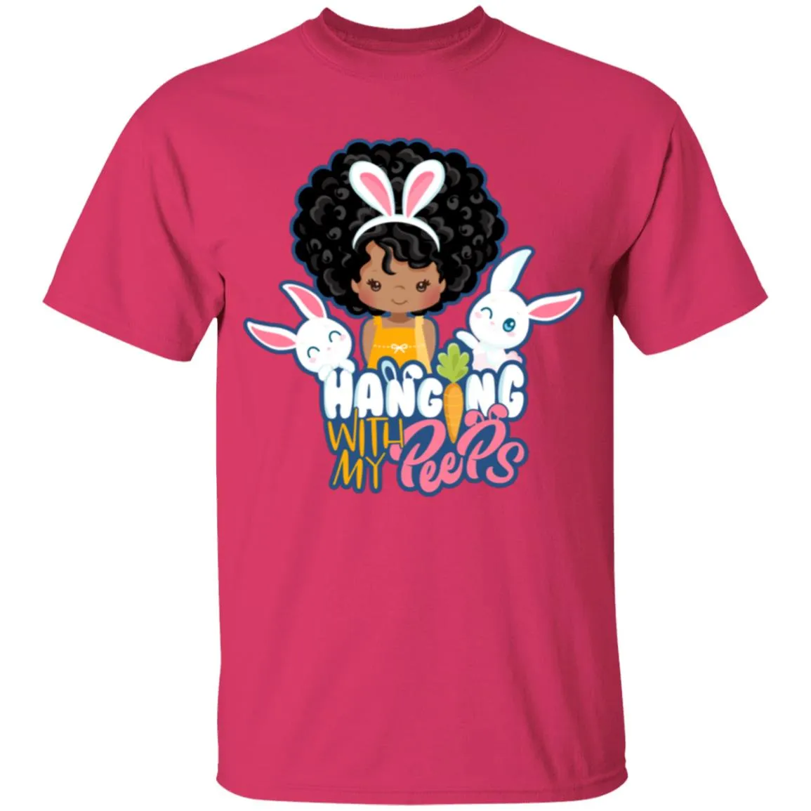 Hanging With My Peeps Youth 5.3 oz 100% Cotton T-Shirt