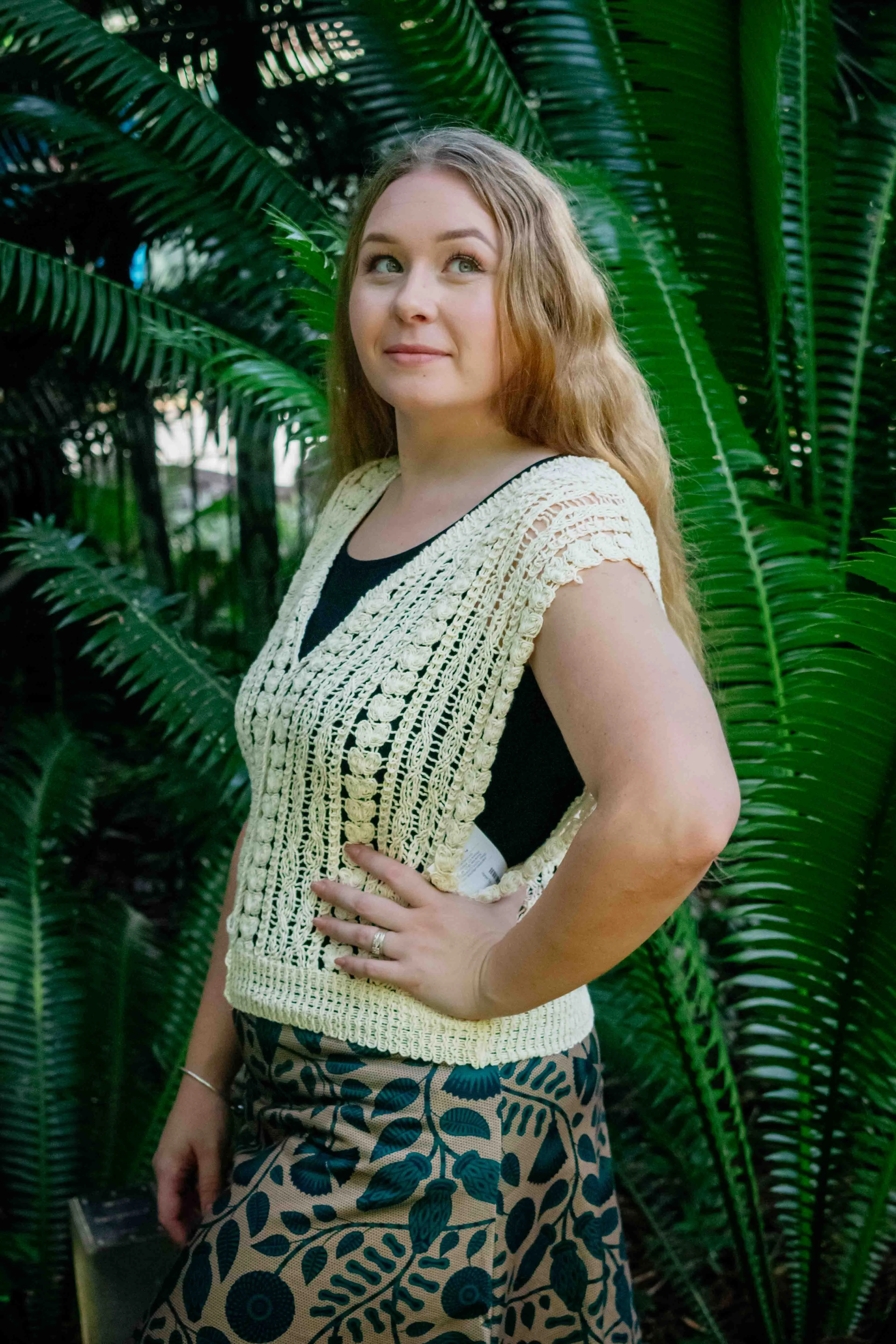 Harper Top - Vest Cream
