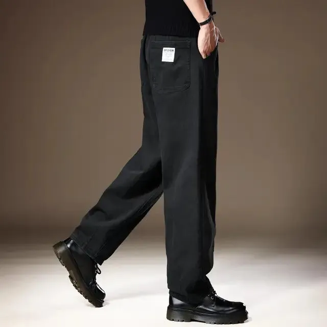 Herren Cargo Cargohosen für den Winter: Rechte Casual Hosen
