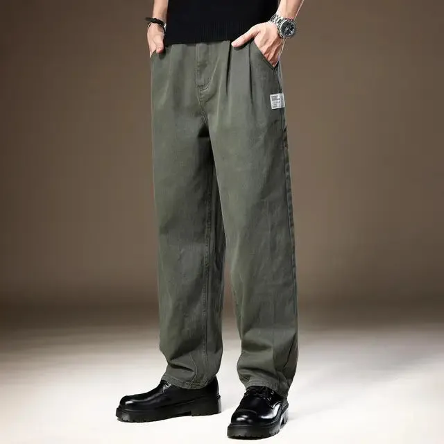 Herren Cargo Cargohosen für den Winter: Rechte Casual Hosen