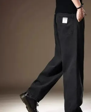 Herren Cargo Cargohosen für den Winter: Rechte Casual Hosen