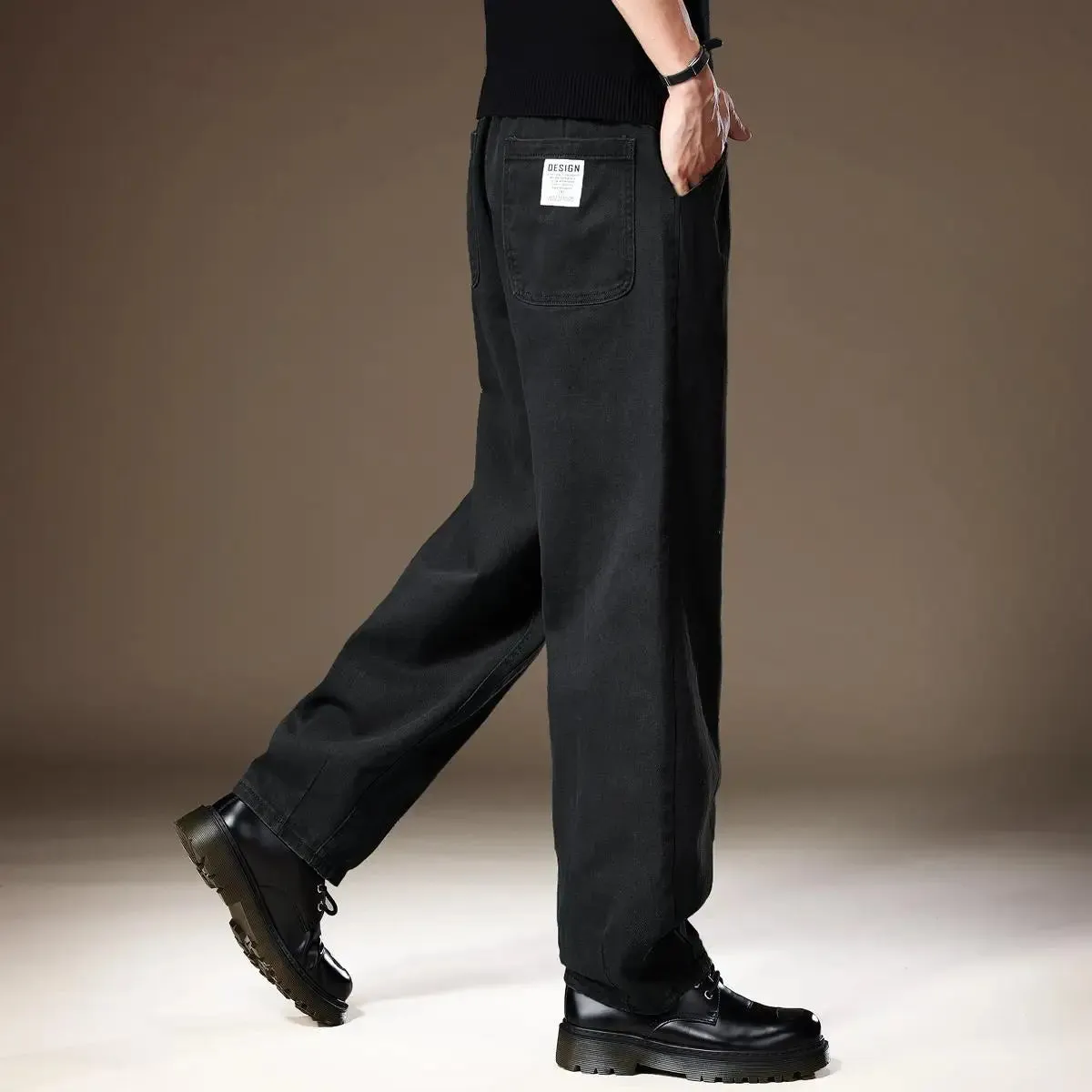 Herren Cargo Cargohosen für den Winter: Rechte Casual Hosen
