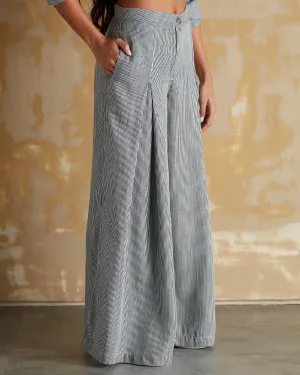 High Tide Pleated Wide-Legged Pants