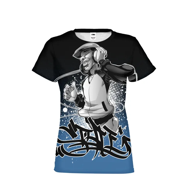 Hip Hop Vibes Womens All-Over Print T-shirt