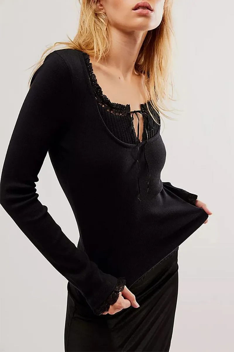 HTR1321 Sweet Elegance Knit Top