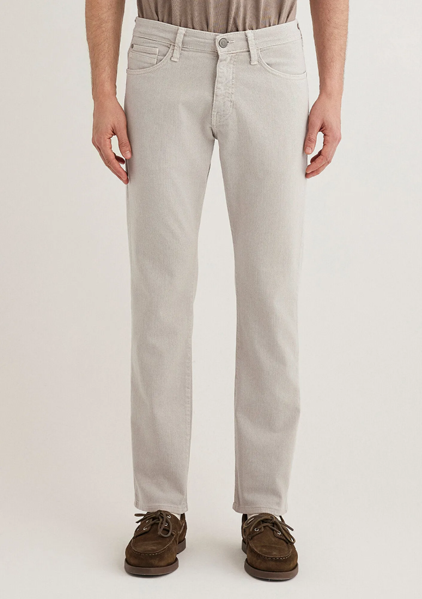 Hunter Beige Comfort Gabardine Pants