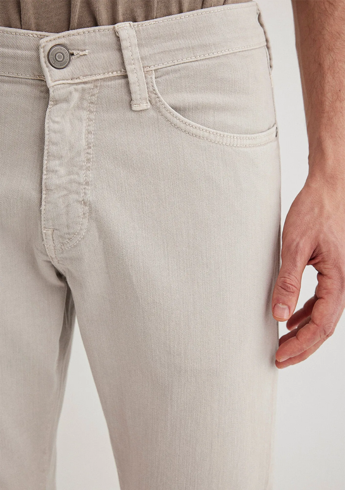 Hunter Beige Comfort Gabardine Pants