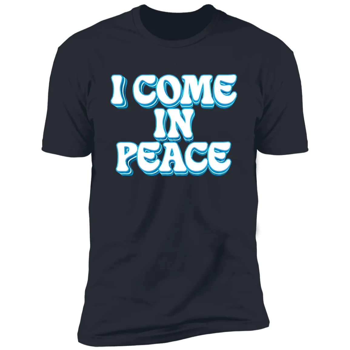 I Come In Peace & I'm Peace | Tank & Tee Bundle | Midnight Navy