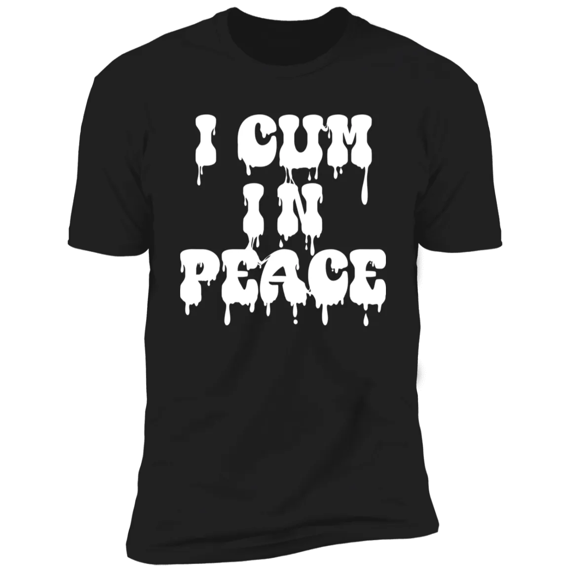 I Cum In Peace & I'm Peace Deluxe Couples Tees
