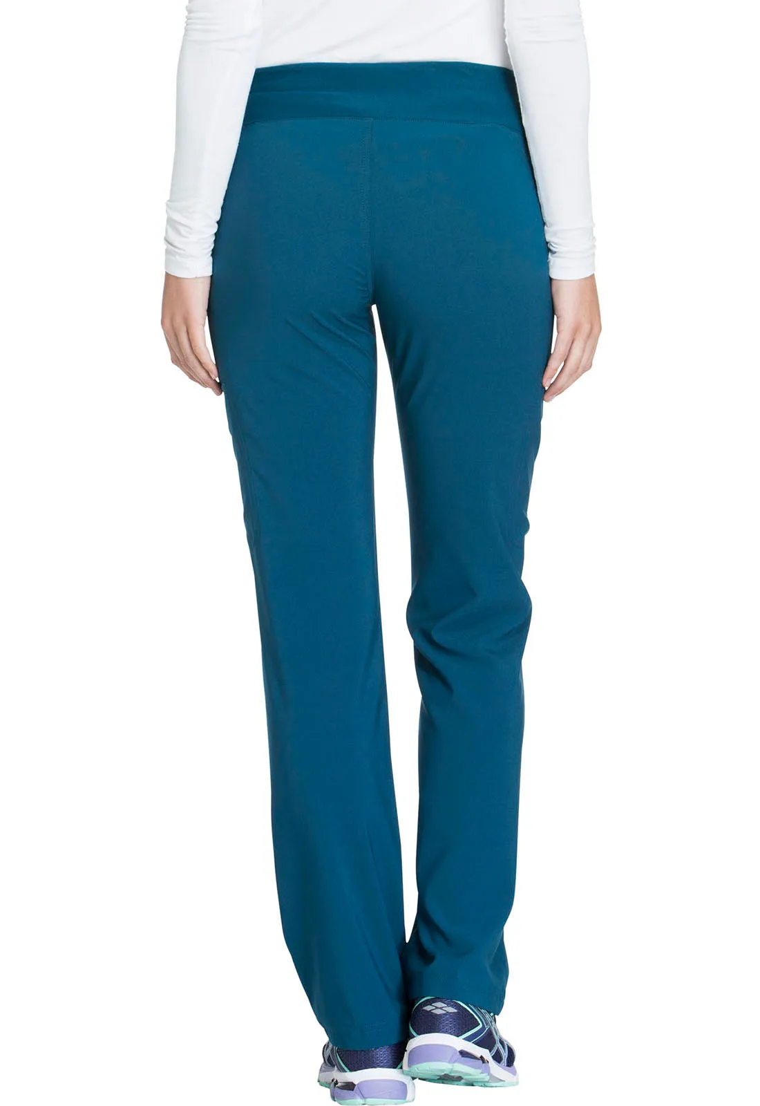 iFlex CK002 Mid Rise Straight Leg Pull-on Pants Caribbean Blue