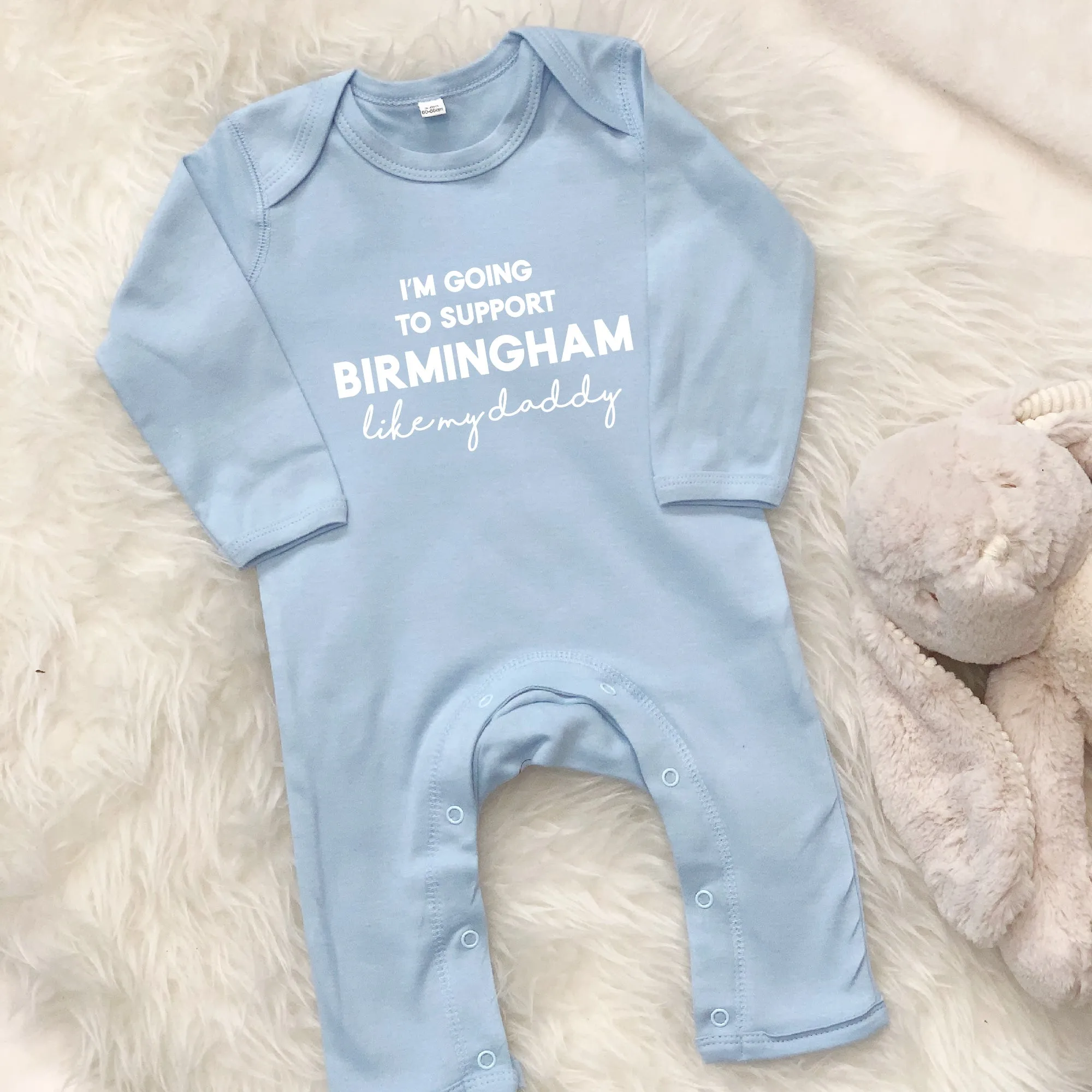 I'm Going To Support… Team Personalised Babygrow