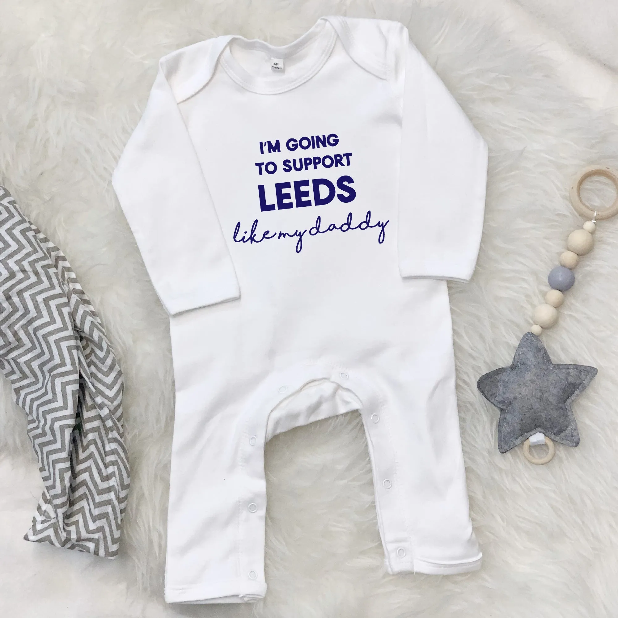 I'm Going To Support… Team Personalised Babygrow