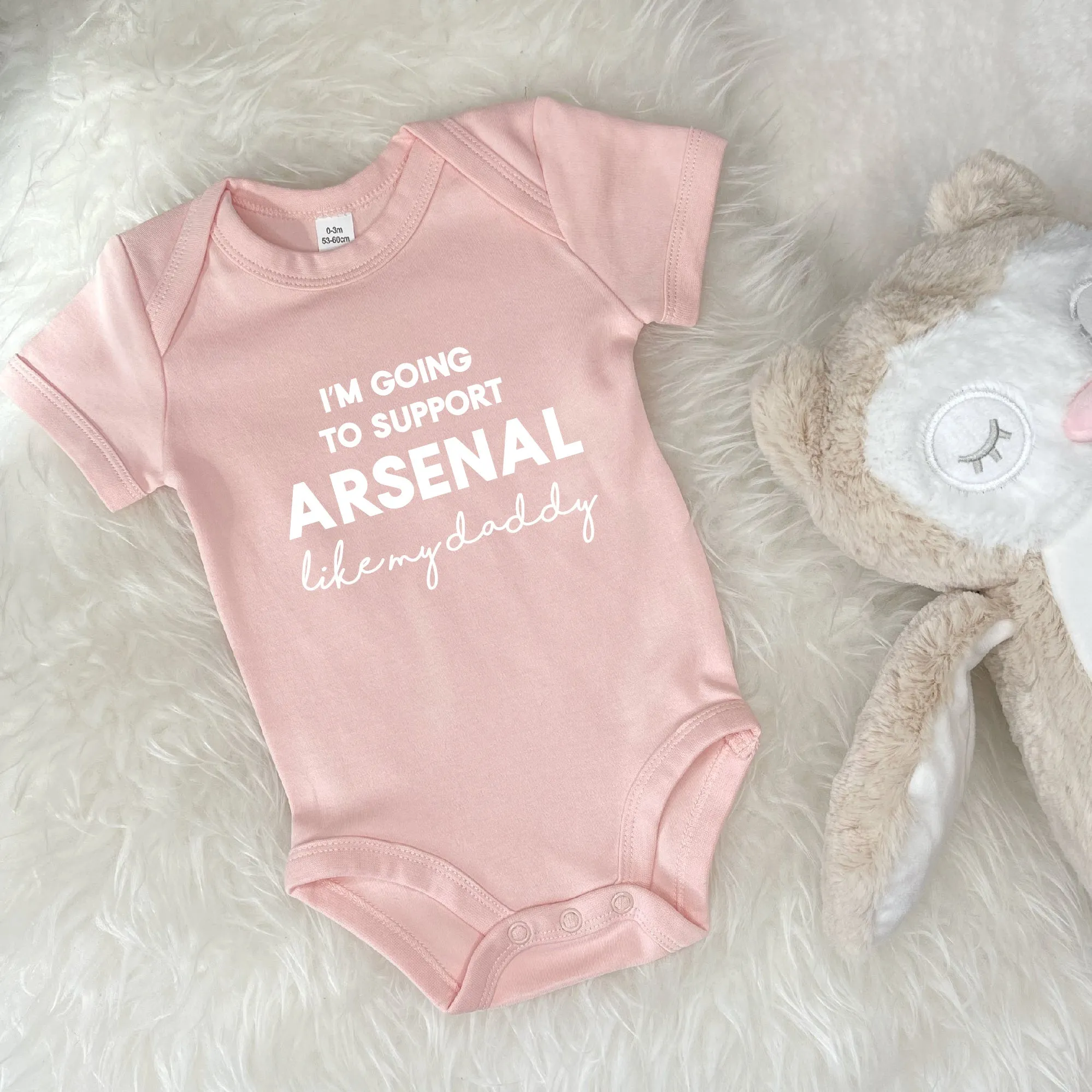 I'm Going To Support… Team Personalised Babygrow