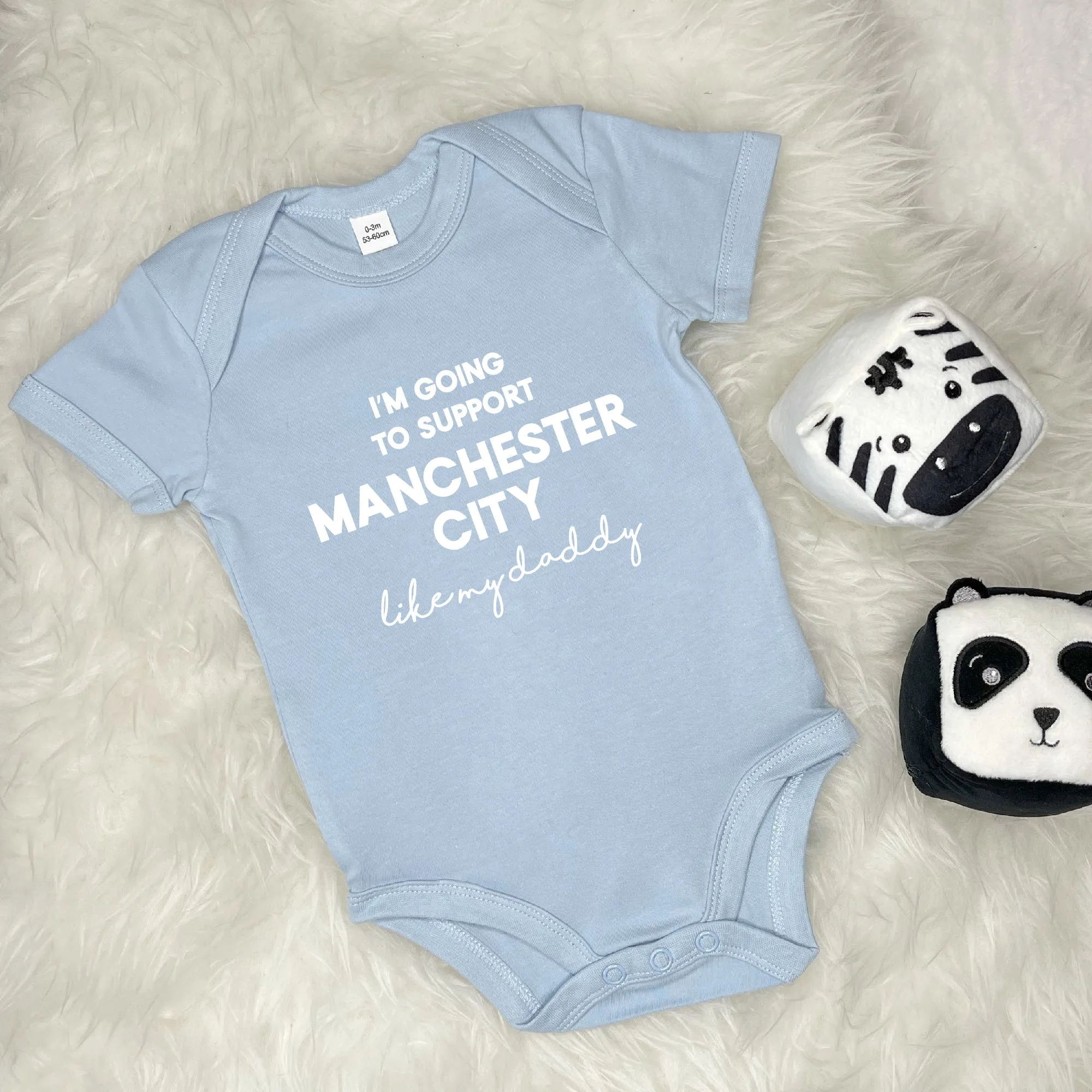 I'm Going To Support… Team Personalised Babygrow