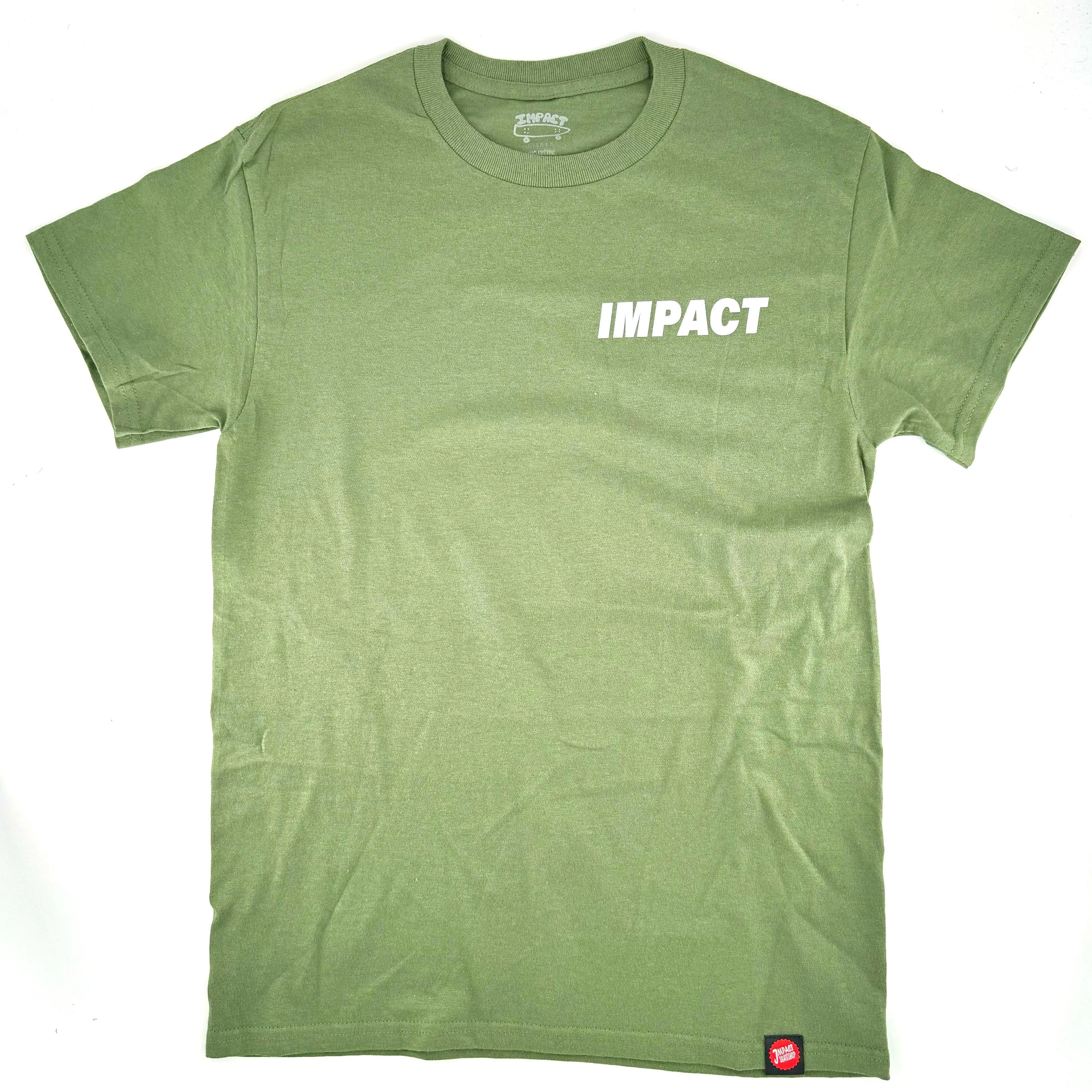 IMPACT Small Logo Tee Military Green