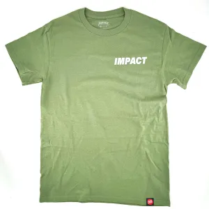 IMPACT Small Logo Tee Military Green