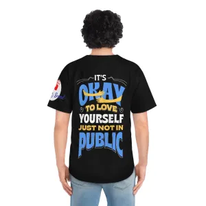 It is Ok To Love Yourself Men's Baseball Jersey