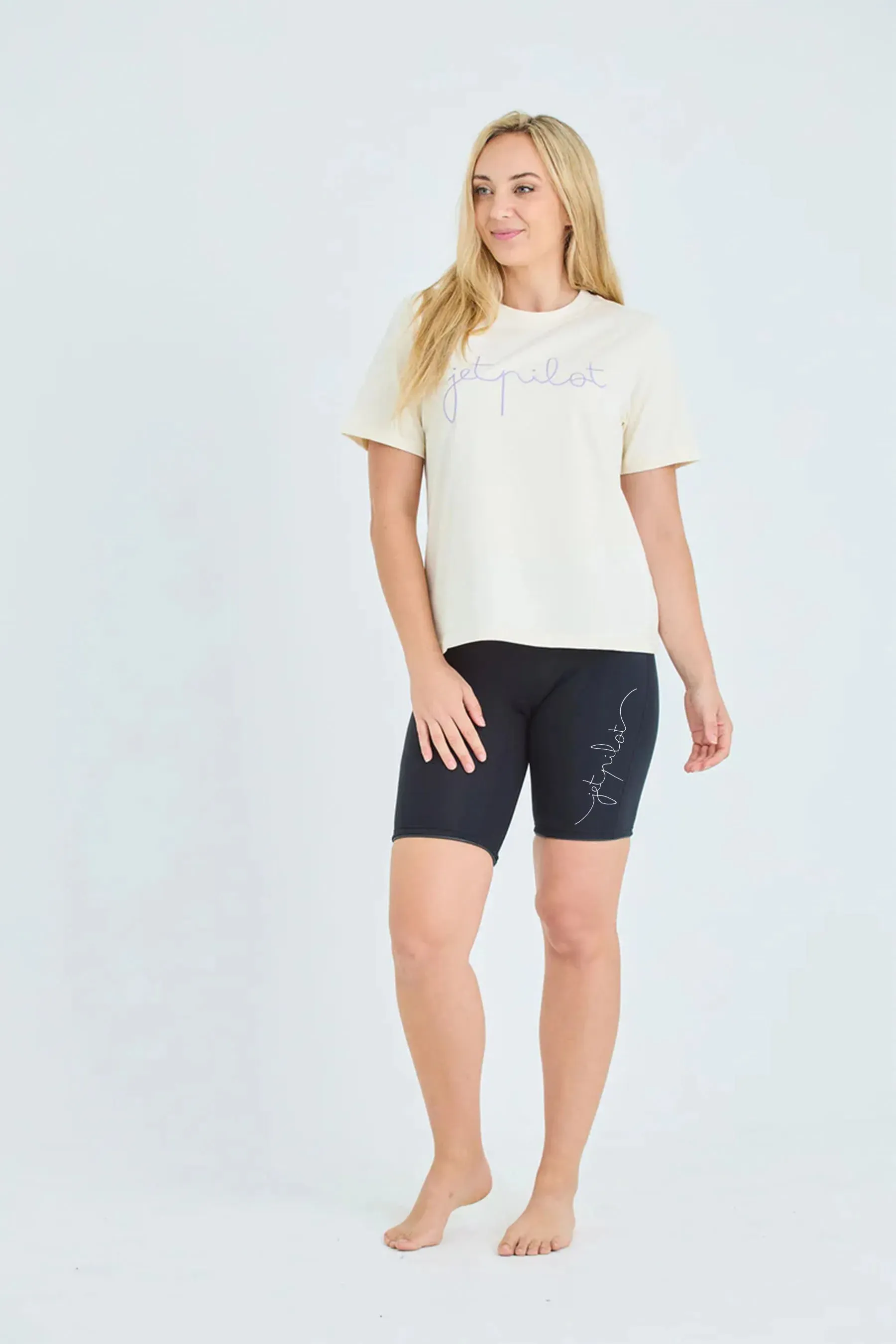 Jetpilot Pacer Ladies 7" Neo Shorts - Black