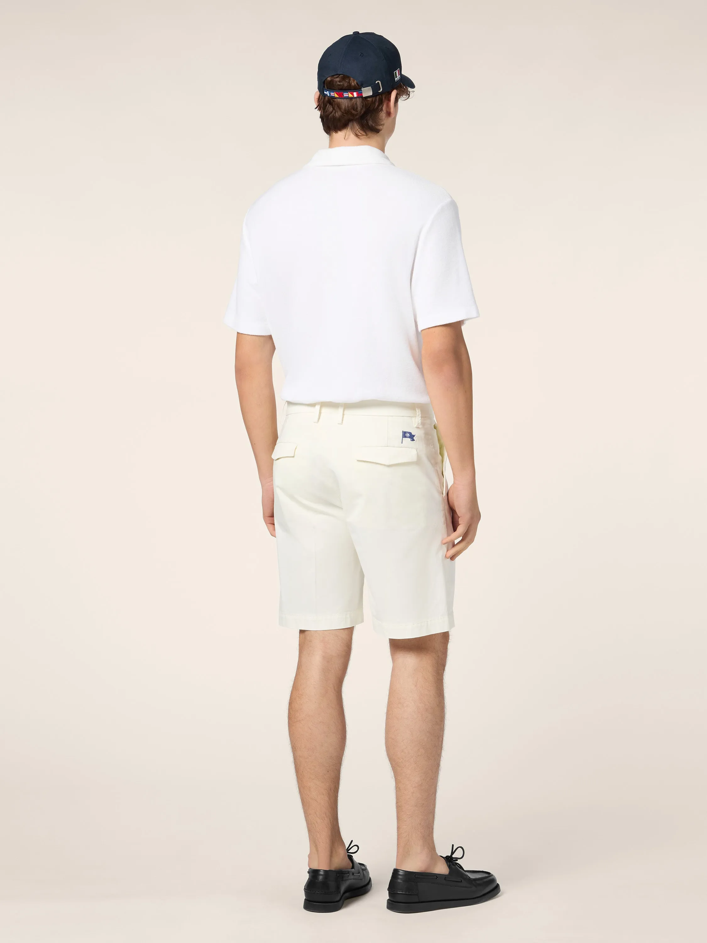 Johnny - Bermudas in Stretch Cotton Gabardine