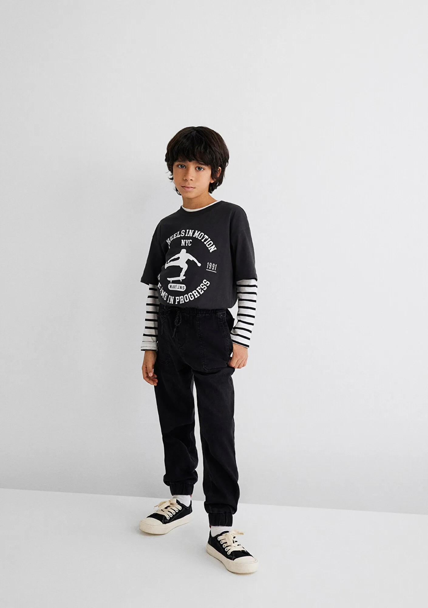 Jon Smoke Sporty Jean Pants