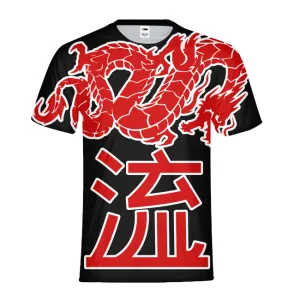 Kanji Japanese dragon Kids All-Over Print T-shirt
