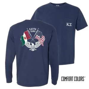 Kappa Sig Navy Patriot tee