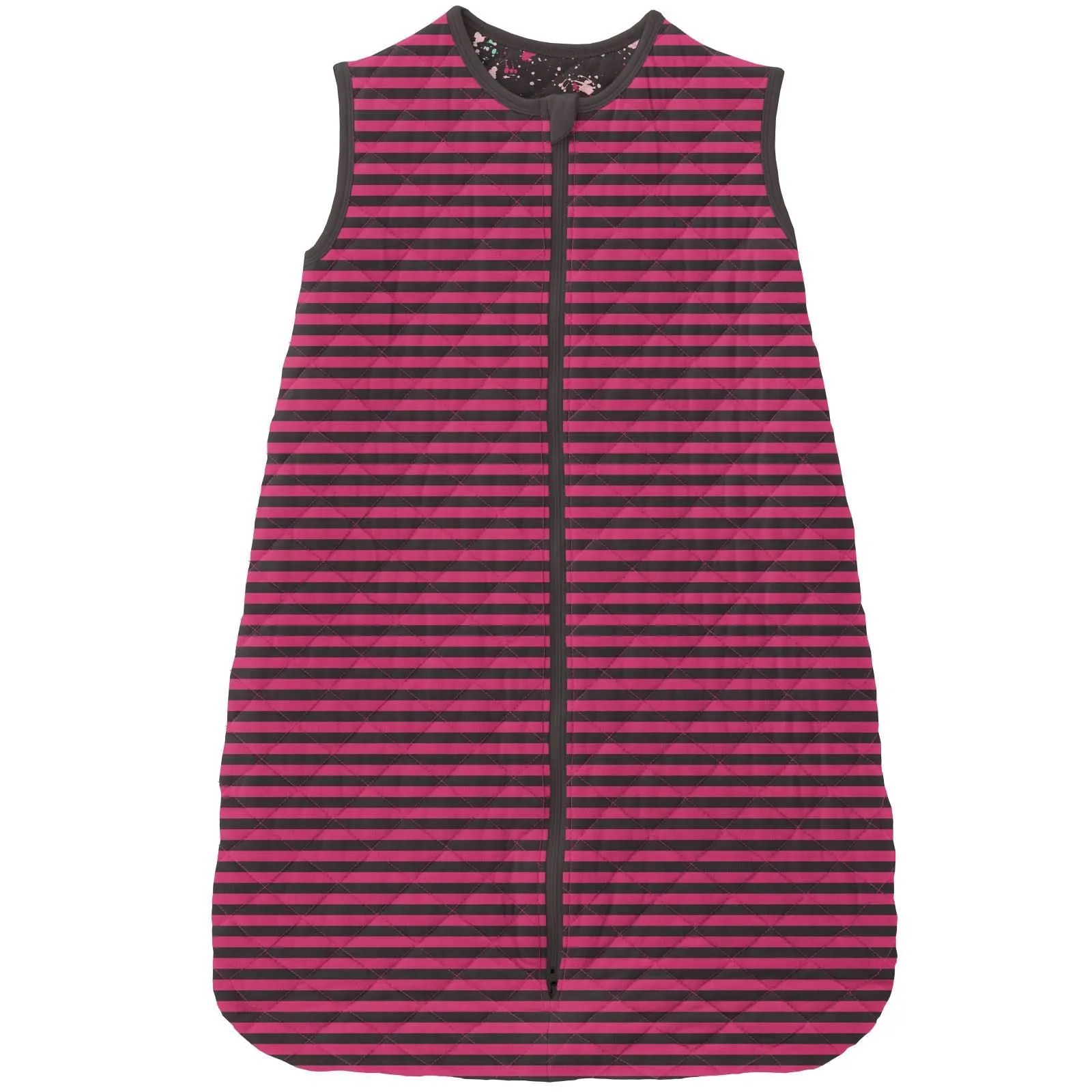 KicKee Pants Quilted Sleeping Bag -Awesone Stripe/Calypso Splatter Paint