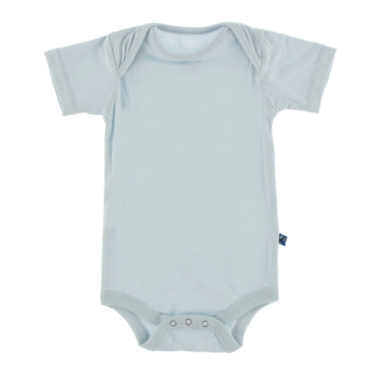 KicKee Pants Short Sleeve One Piece - Illusion Blue