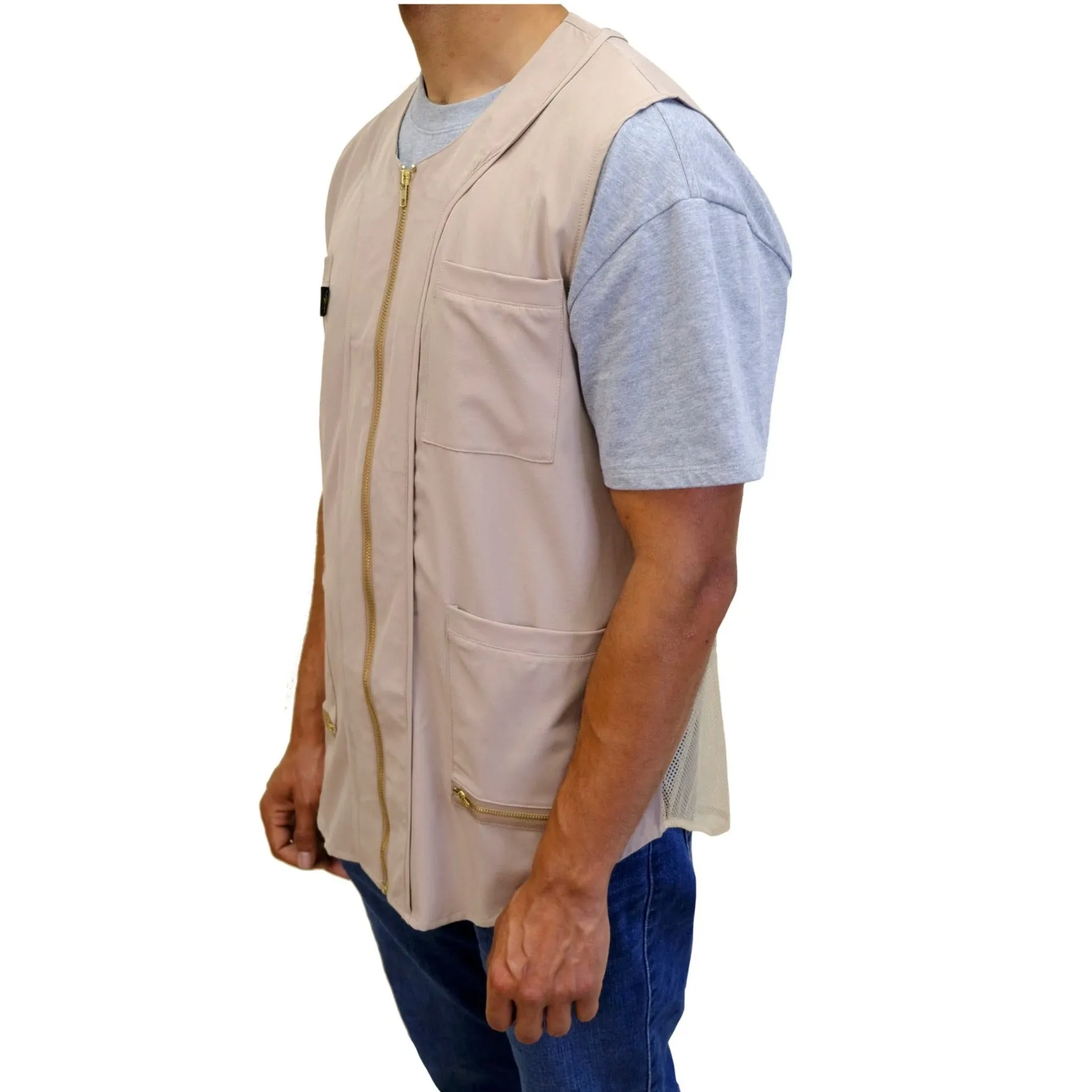 King Midas Barber Vest (Khaki)